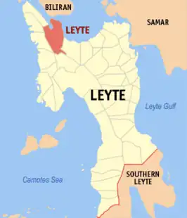 Kaart van Leyte
