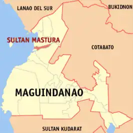 Kaart van Sultan Mastura