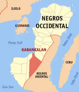 Kaart van Kabankalan