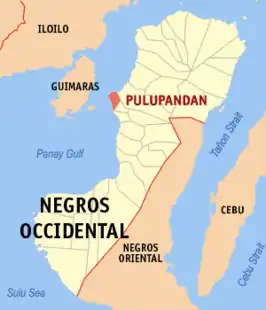 Kaart van Pulupandan