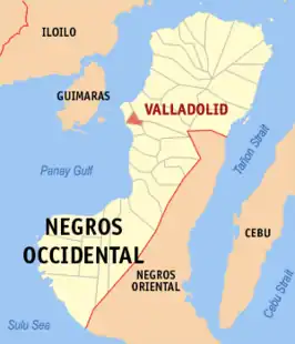 Kaart van Valladolid