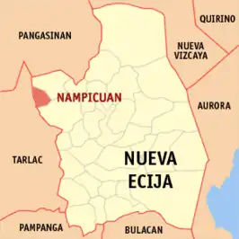 Kaart van Nampicuan