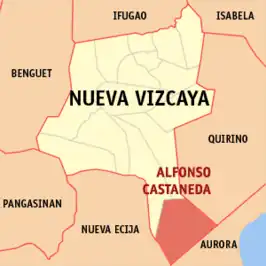 Kaart van Alfonso Castaneda