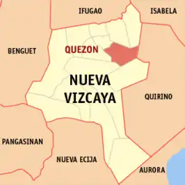 Kaart van Quezon