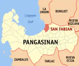 Kaart van San Fabian