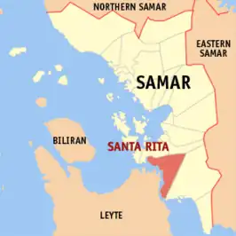 Kaart van Santa Rita