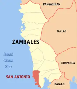 Kaart van San Antonio