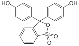 structuurformule van fenolrood