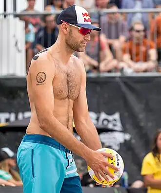 Dalhausser bij de AVP Tour in Austin (2017)