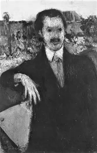 Portret van Jos Albert uit 1911 door Philibert Cockx