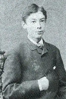 Philip Kleintjes op een jeugdfoto uit 1884