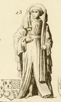 Wapenschild van Filips als graaf van Nevers