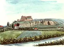 Grote Ingang in het landschap, Philippe van Gulpen, 19e eeuw