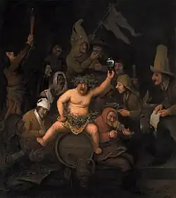 'Bacchusfeest', 1654; olieverf op linnen