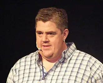 Phill Jupitus op het Glastonbury Festival, 2009