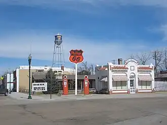 Phillips 66 tankstation in Nebraska.