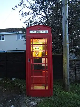 Als defibrillator-locatie (Devon)