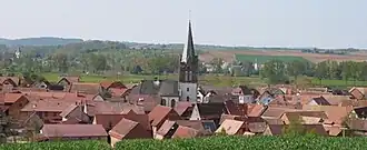 Uitzicht over Ingenheim