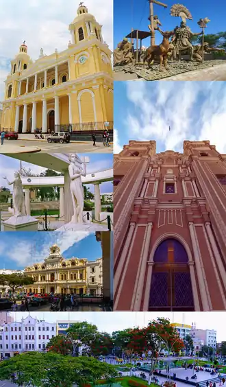 Een collage van Chiclayo