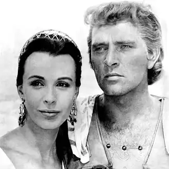 Foto van Claire Bloom en Richard Burton uit de film