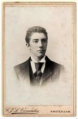 P. H. Schreuder als jonge onderwijzer