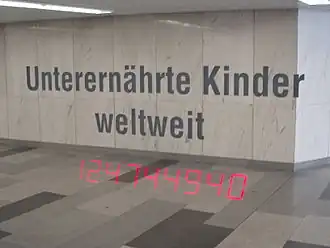 Onderdeel project "Pi" in Wenen