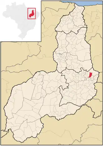 Kaart van Alagoinha do Piauí