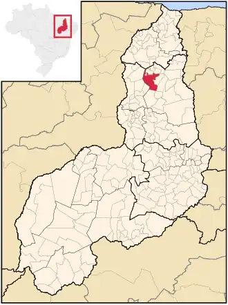 Kaart van Campo Maior