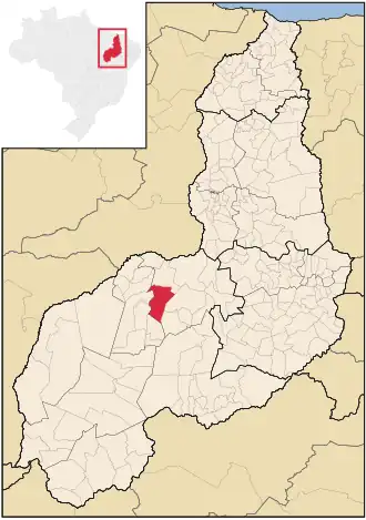 Kaart van Canavieira