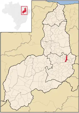 Kaart van Francisco Santos