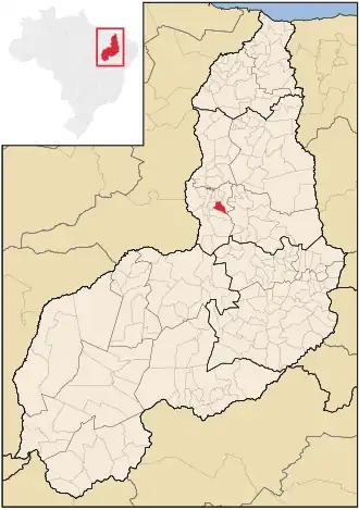 Kaart van Hugo Napoleão