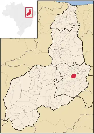 Kaart van Itainópolis