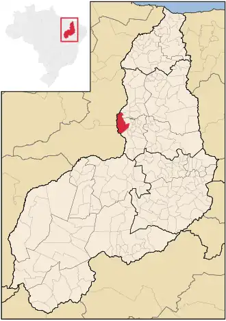 Kaart van Palmeirais