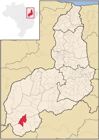 Kaart van Riacho Frio