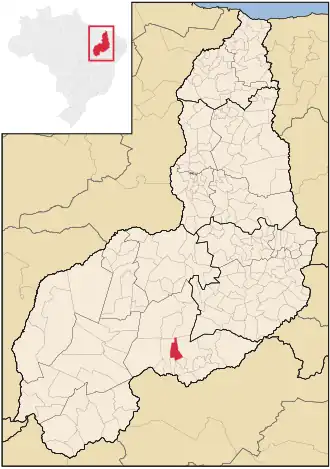 Kaart van São Braz do Piauí