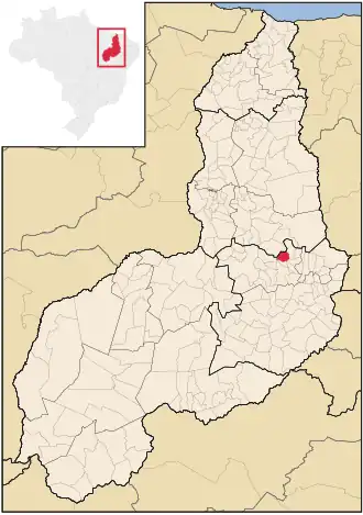 Kaart van São José do Piauí