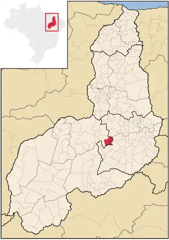 Kaart van São Miguel do Fidalgo