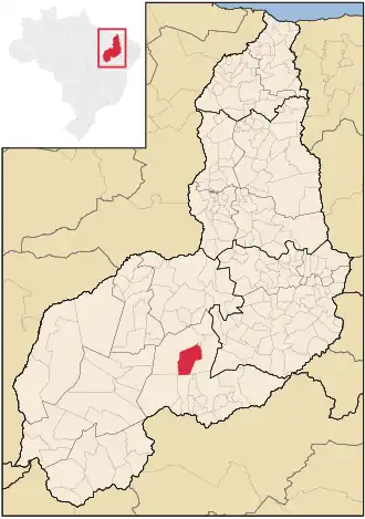Kaart van Tamboril do Piauí