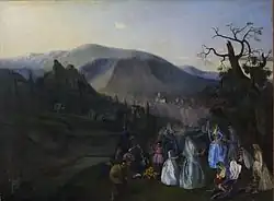 S. Nersisyan, Picknick aan de oever van de Kura, 1860