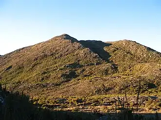 Pico da Bandeira, gezien vanaf de kant van Minas Gerais