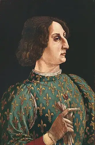 Piero del Pollaiolo: Portret van Galeazzo Maria Sforza