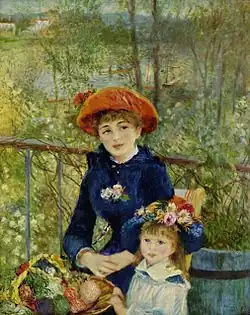 Pierre-Auguste Renoir, Two Sisters (On the Terrace) (1881)