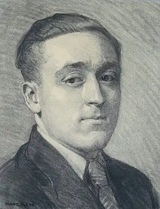 Postuum portret door Pierre Blanc (1935)