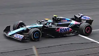 Pierre Gasly tijdens de GP van China 2024