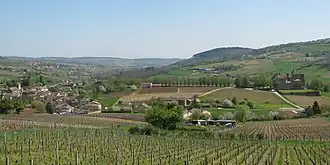 Gezicht op Pierreclos