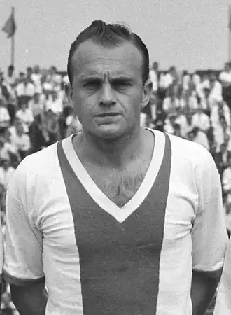 Piet Ouderland op 23 augustus 1959