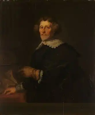 Pieter Cornelisz Hooft, door Joachim von Sandrart