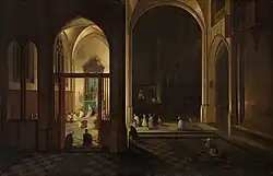 Avondmis in een gotische kerk in het Kunsthistorisches Museum Wien