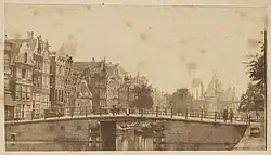 Pieter Oosterhuis met de brug uit 1802