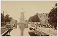 De brug in 1872 door Pieter Oosterhuis